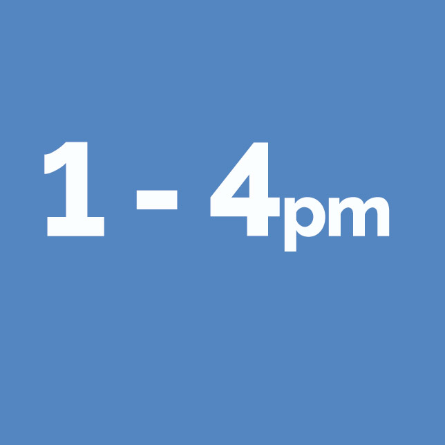 1 to 4pm graphic
