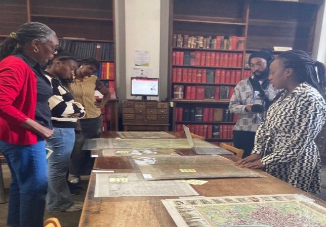 co producers in reading room 