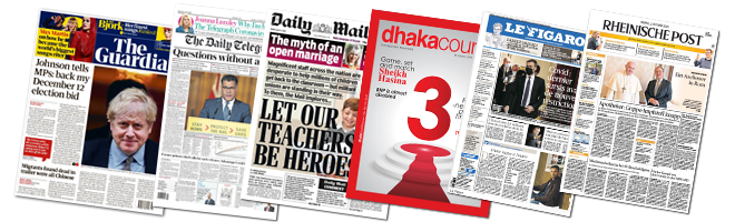collection of newspapers