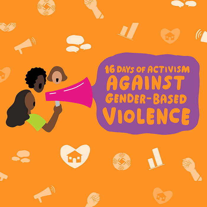 16 days of activism logo