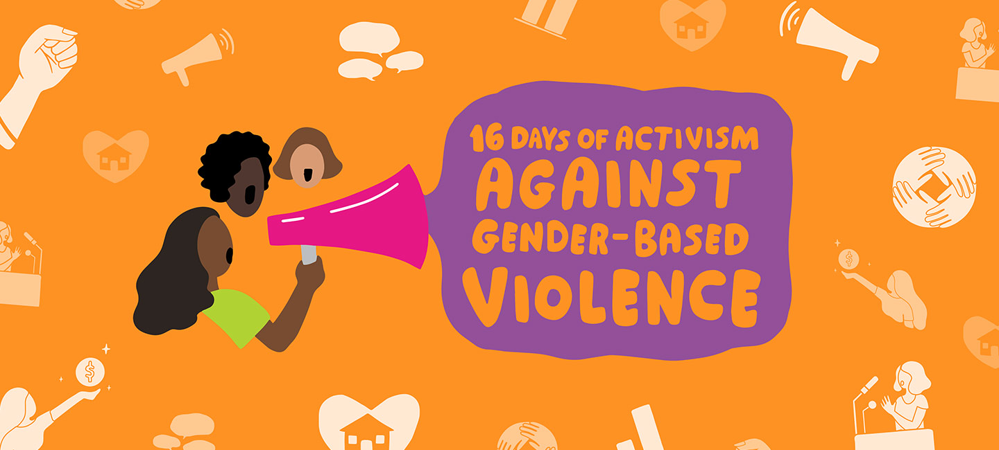 16 days of Activism graphic