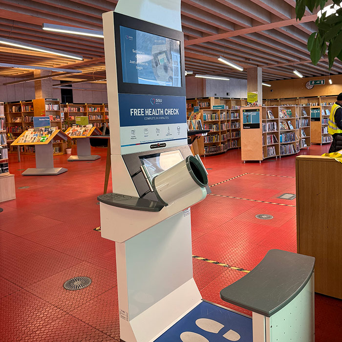 Health kiosk at Idea Store Whitechapel