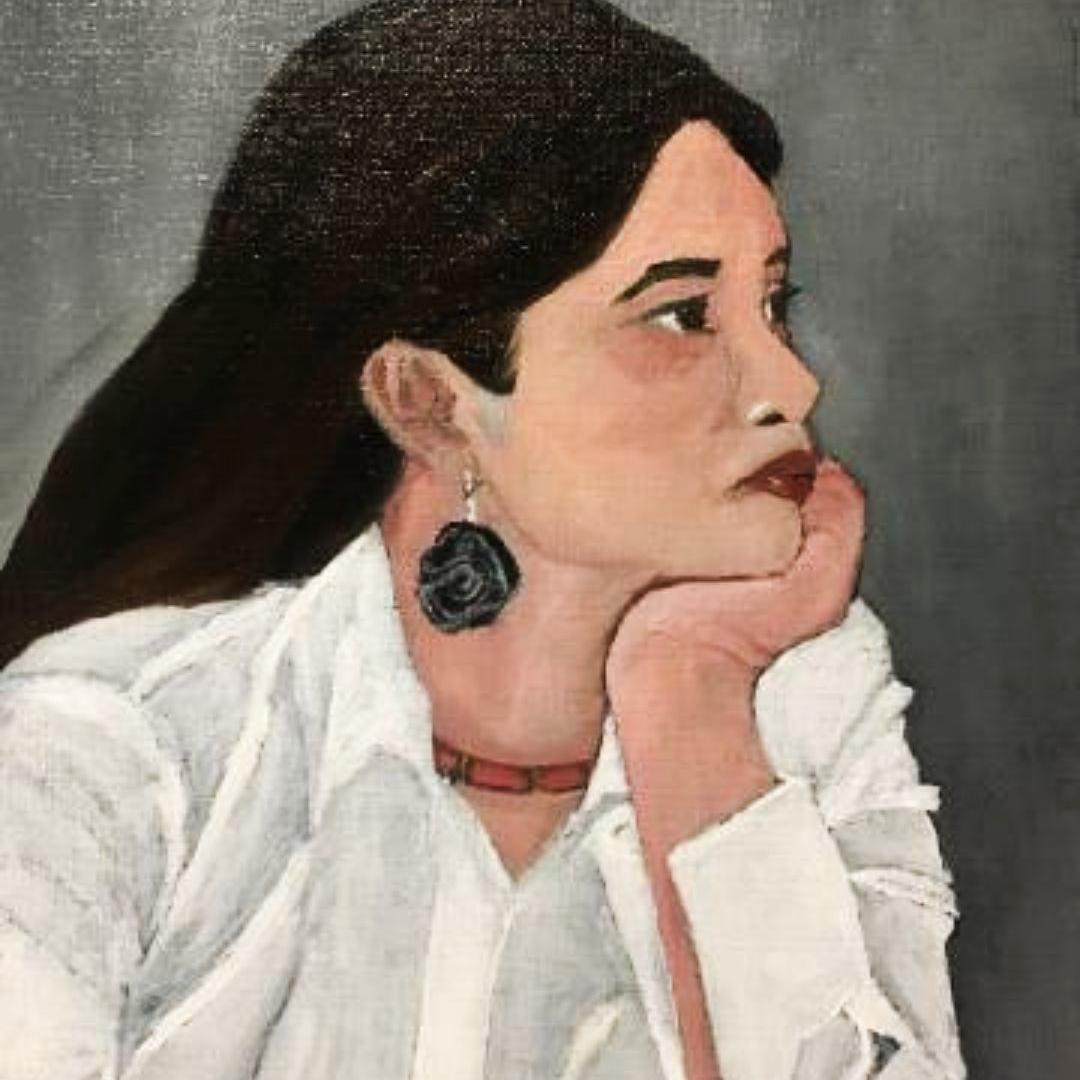 Portrait of a Girl in a White Shirt