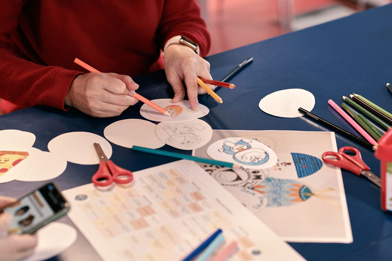 spine festival crafts made by children