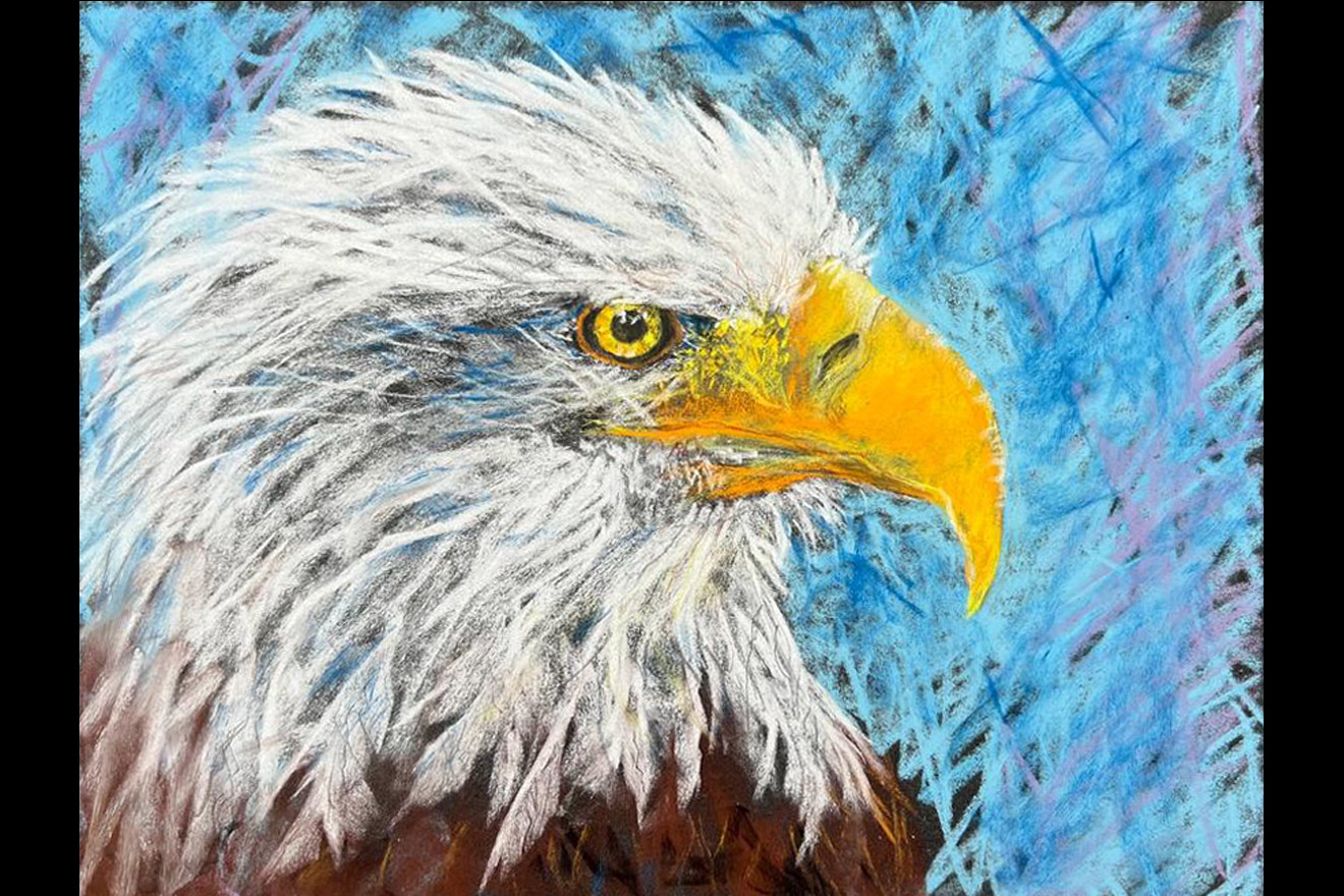 painting of an eagle