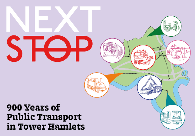 Exhibition copy on lilac background